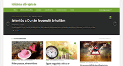 Desktop Screenshot of idojaraselorejelzes.com