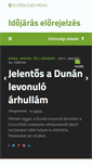 Mobile Screenshot of idojaraselorejelzes.com